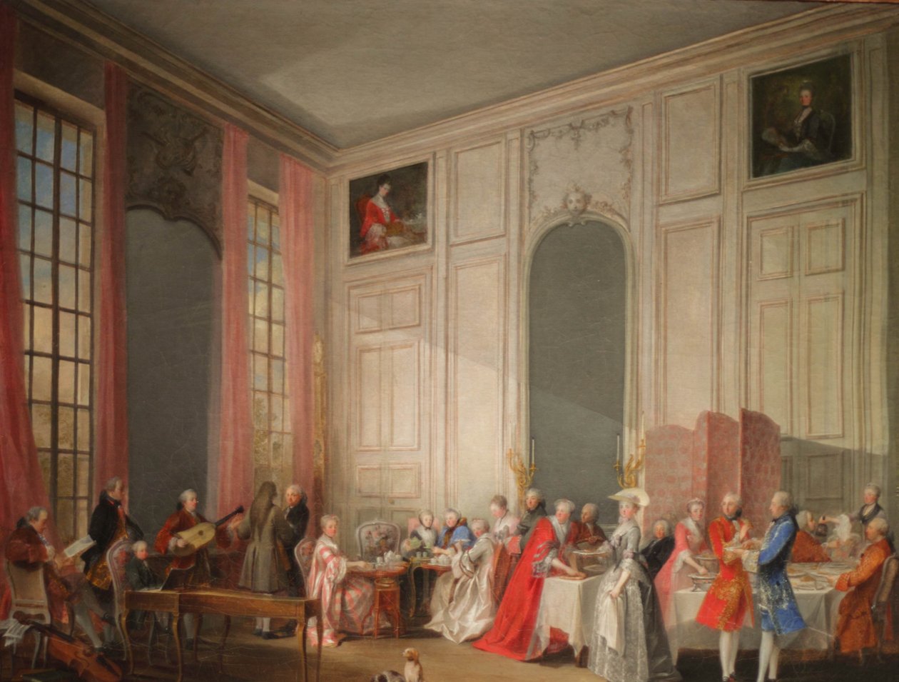Afternoon Tea i templet av Michel Barthelemy Ollivier