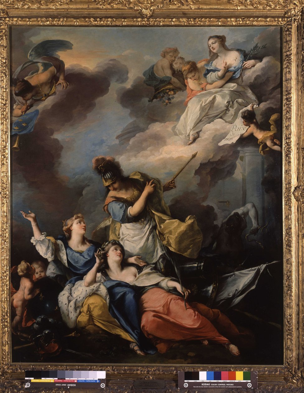 Allegori över Wienfreden 1606 av Michel Francois Dandre Bardon