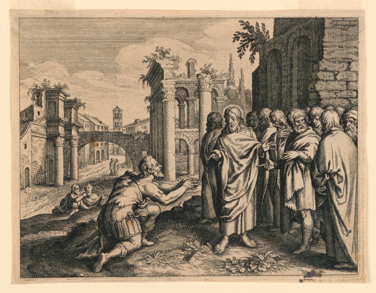 Kristus och centurionen av Michel Lasne