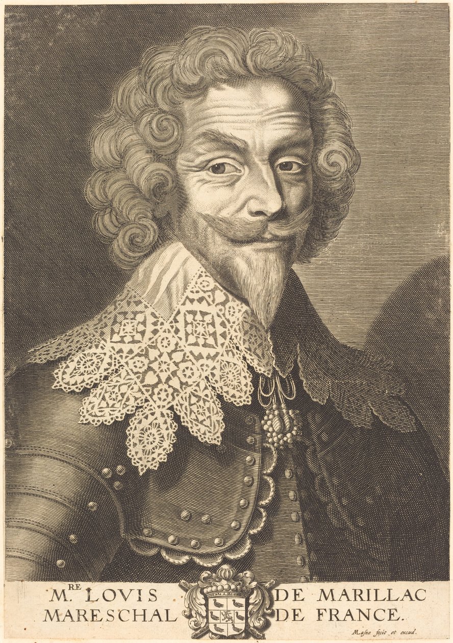 Louis de Marillac, hertig av Beaufort av Michel Lasne