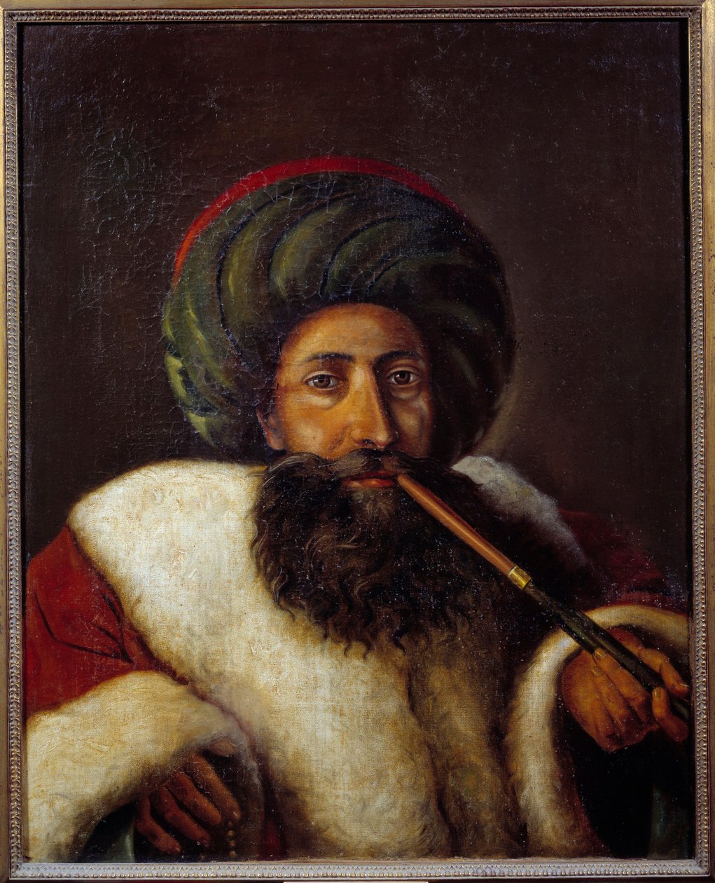 Porträtt av El Seyd Khalil Bekry (Elbekri), shejk och medlem av den stora divanen i Kairo. Målning av Michele Rigo (1770-1815) av Michel Rigo