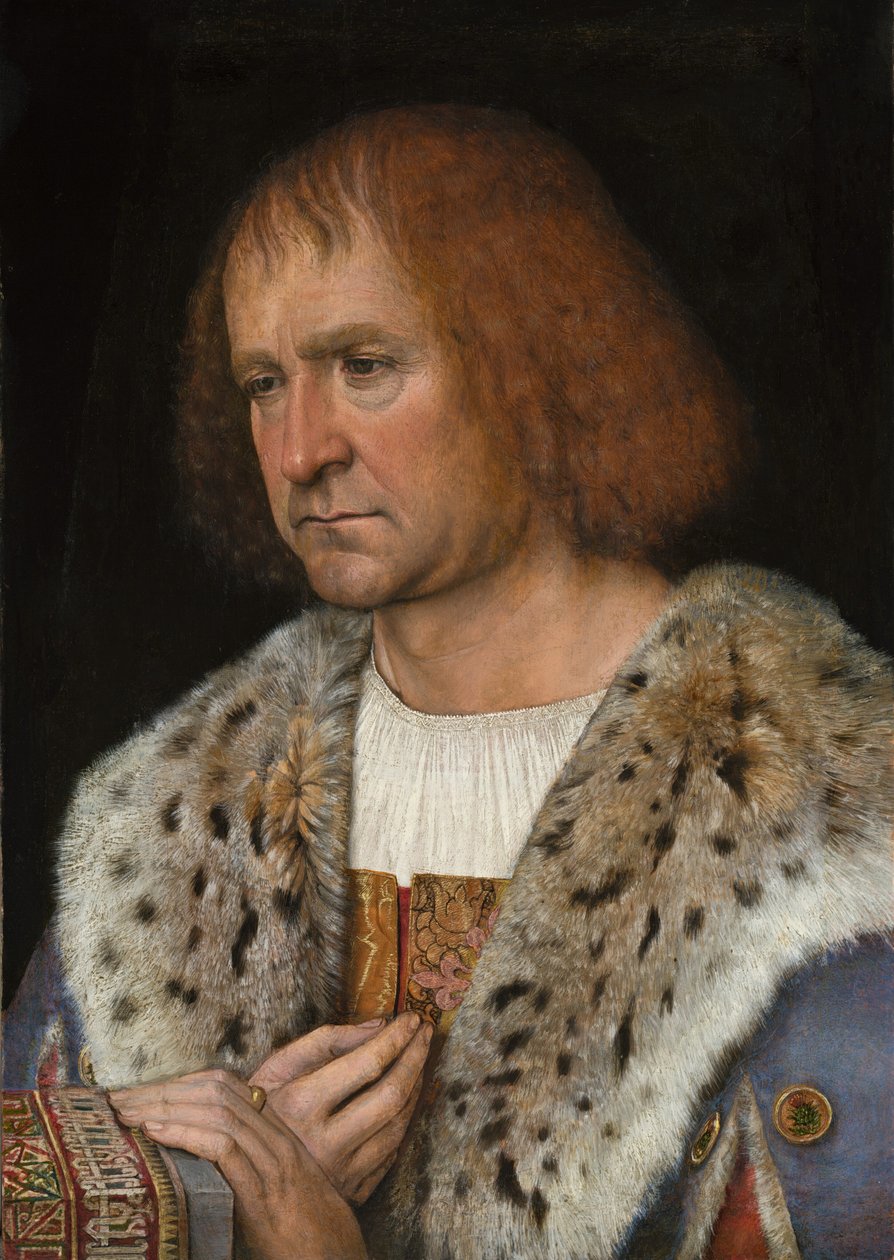 Porträtt av Diego de Guevara (?) av Michel Sittow