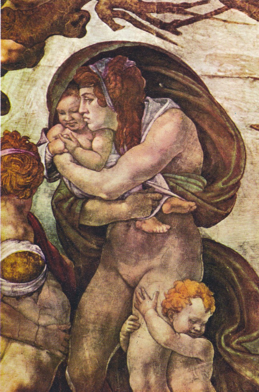 Deluge, detail av Michelangelo Merisi Caravaggio