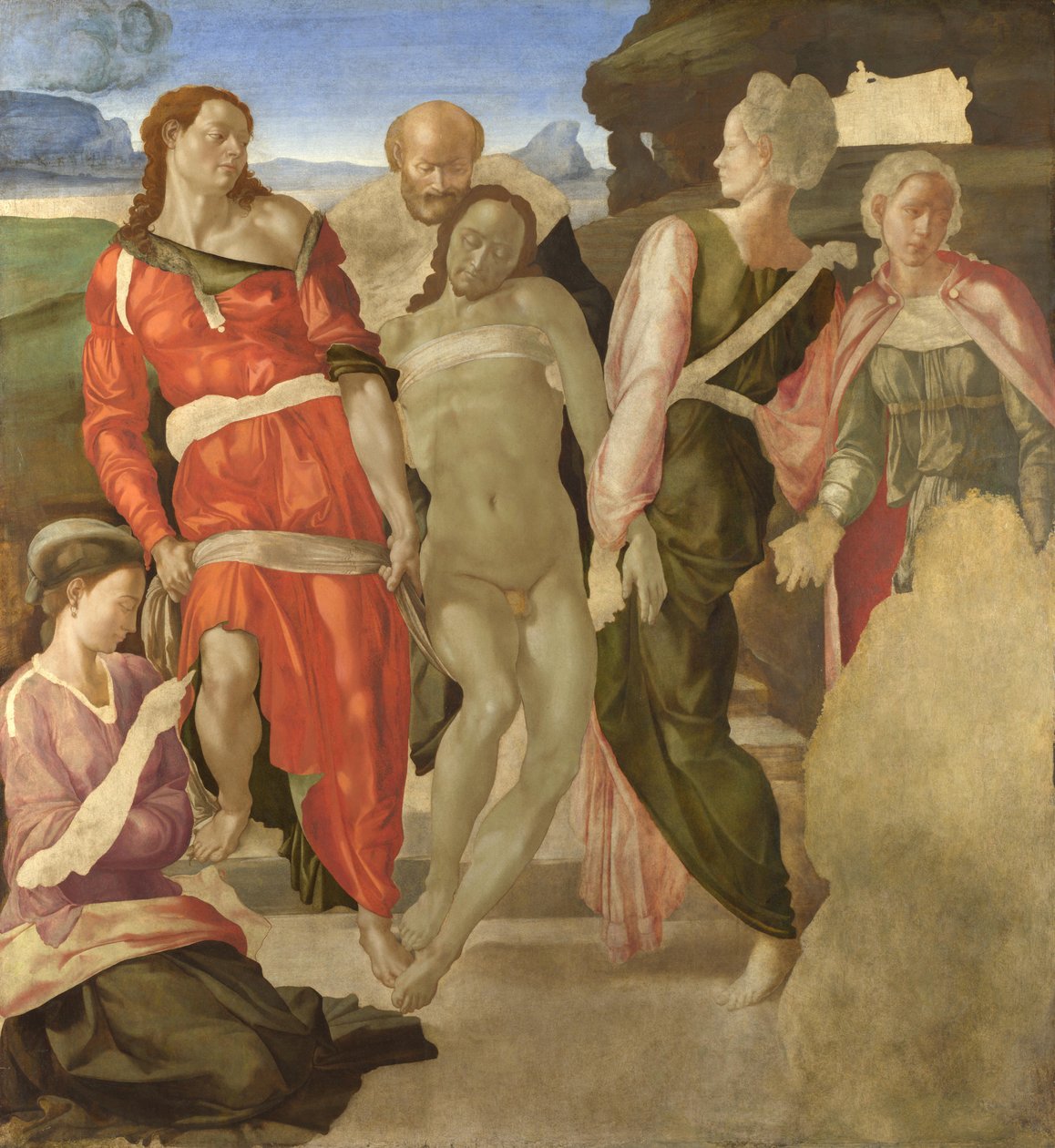 Gravskicket av Michelangelo av Michelangelo Buonarroti