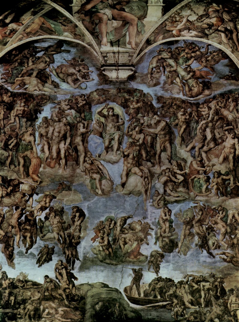 The Last Judgment av Michelangelo Buonarroti