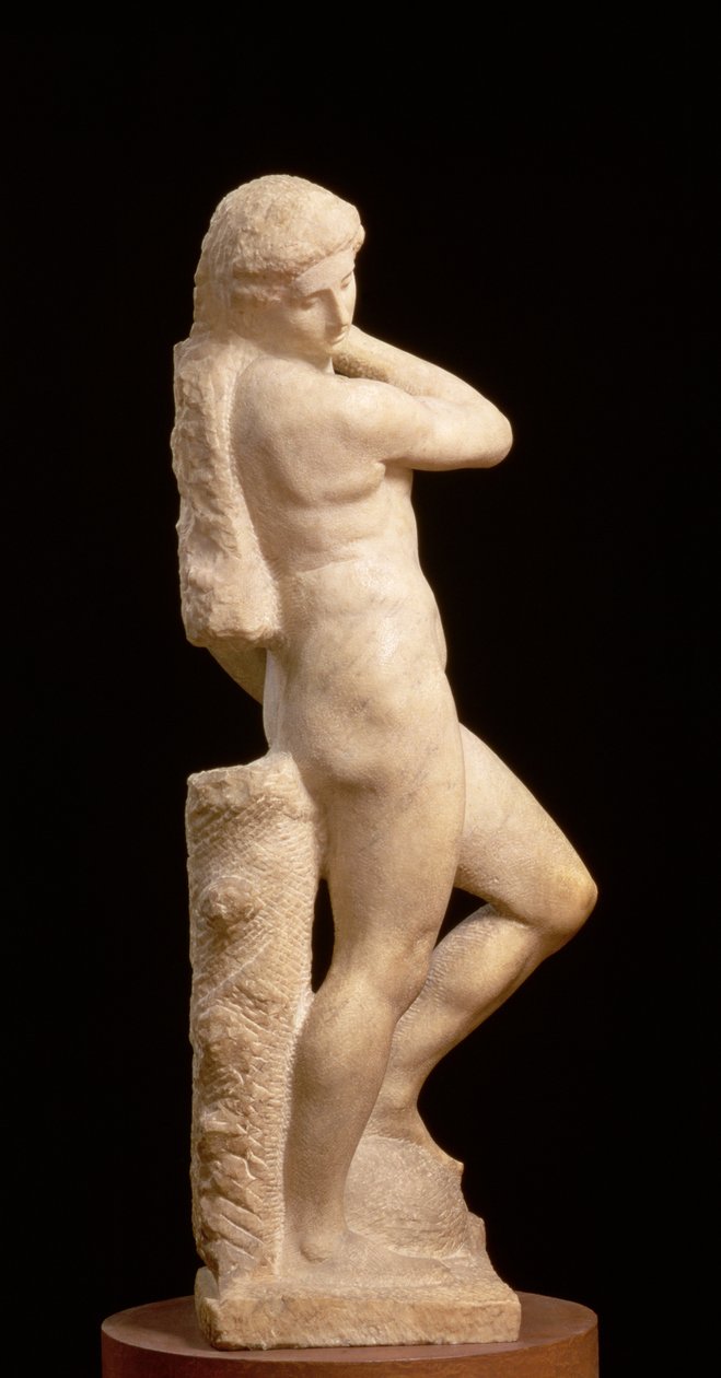 Apollo, eller David, ca 1530 (marmor) (se även 79842 och 230332) av Michelangelo Buonarroti