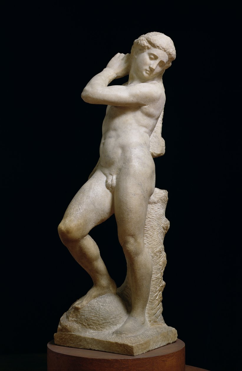Apollo, eller David, ca 1530 (marmor) (se även 79843 och 230332) av Michelangelo Buonarroti