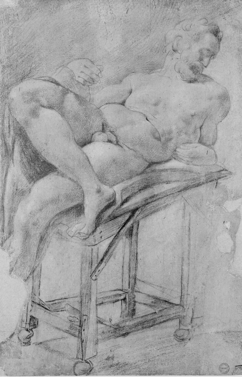 Modell av kvällen av Michelangelo Buonarroti