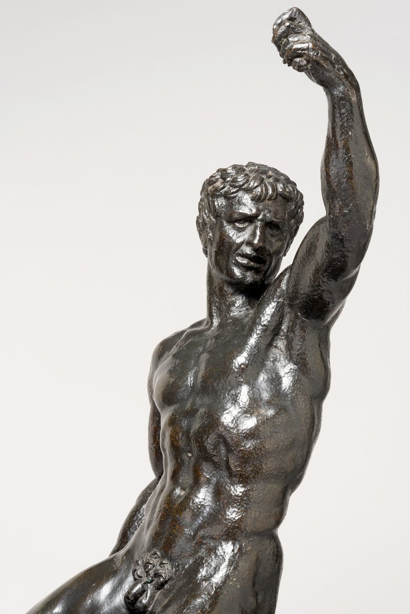 Nakna bacchanter som rider på pantrar av Michelangelo Buonarroti