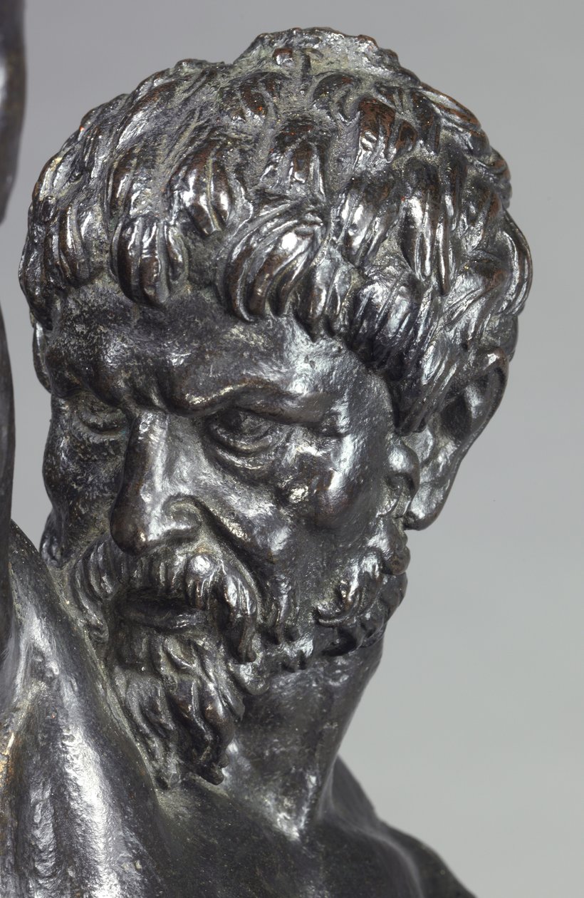 Nakna bacchants rider pantrar, ca 1506-08 (brons) av Michelangelo Buonarroti
