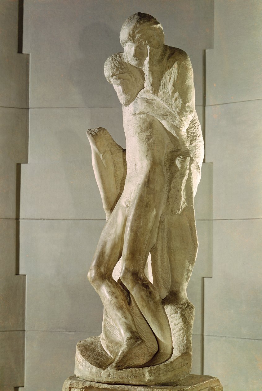 Rondanini Pieta, 1564 (marmor) (se även 121822) av Michelangelo Buonarroti