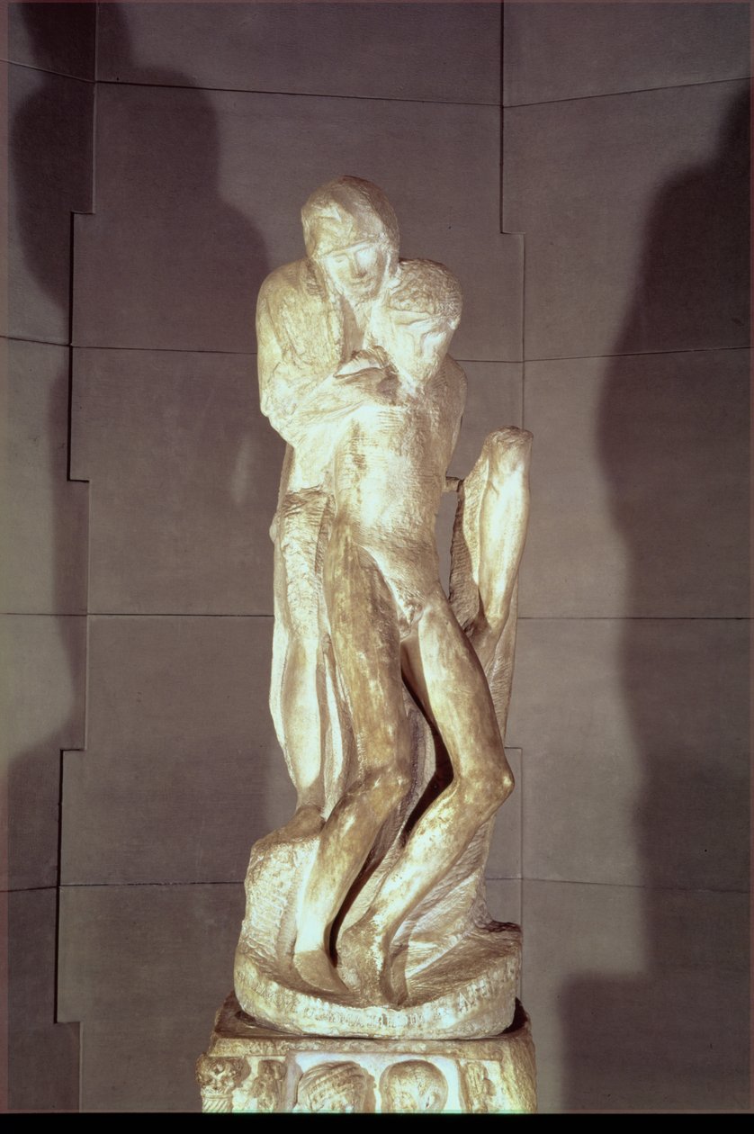 Rondanini Pieta, 1564 (marmor) (se även 55601) av Michelangelo Buonarroti