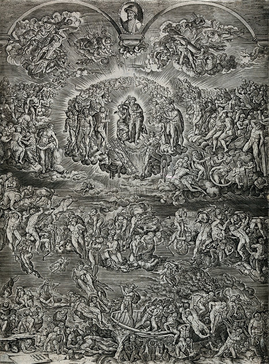 The Last Judgment av Michelangelo Buonarroti
