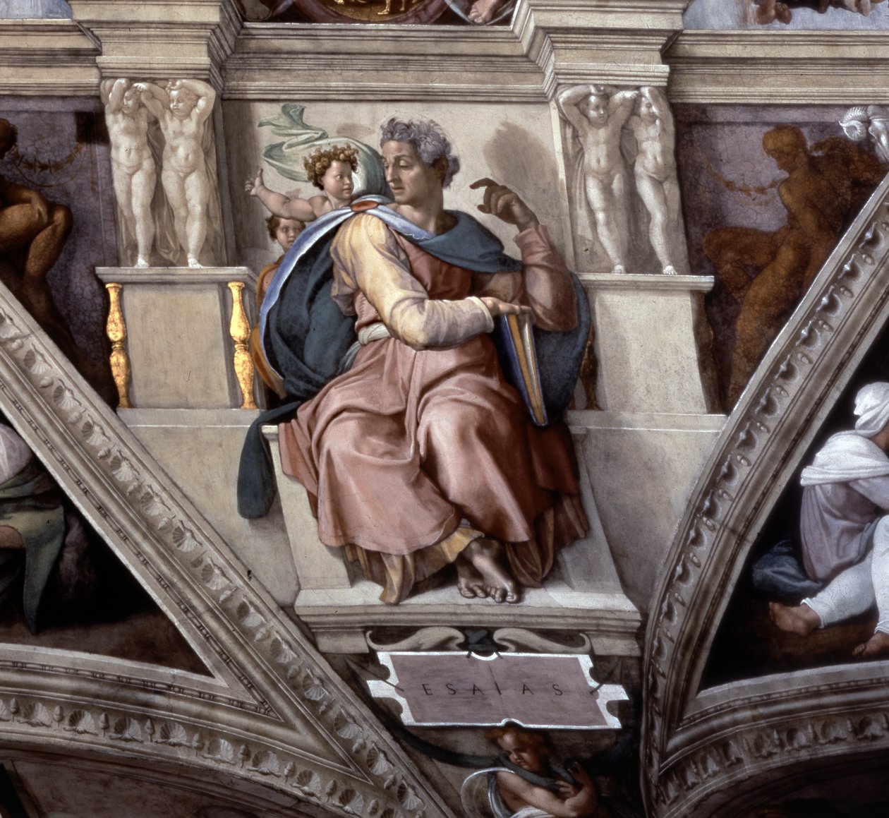 Profeten Jesaja, Tak i Sixtinska kapellet av Michelangelo Buonarroti