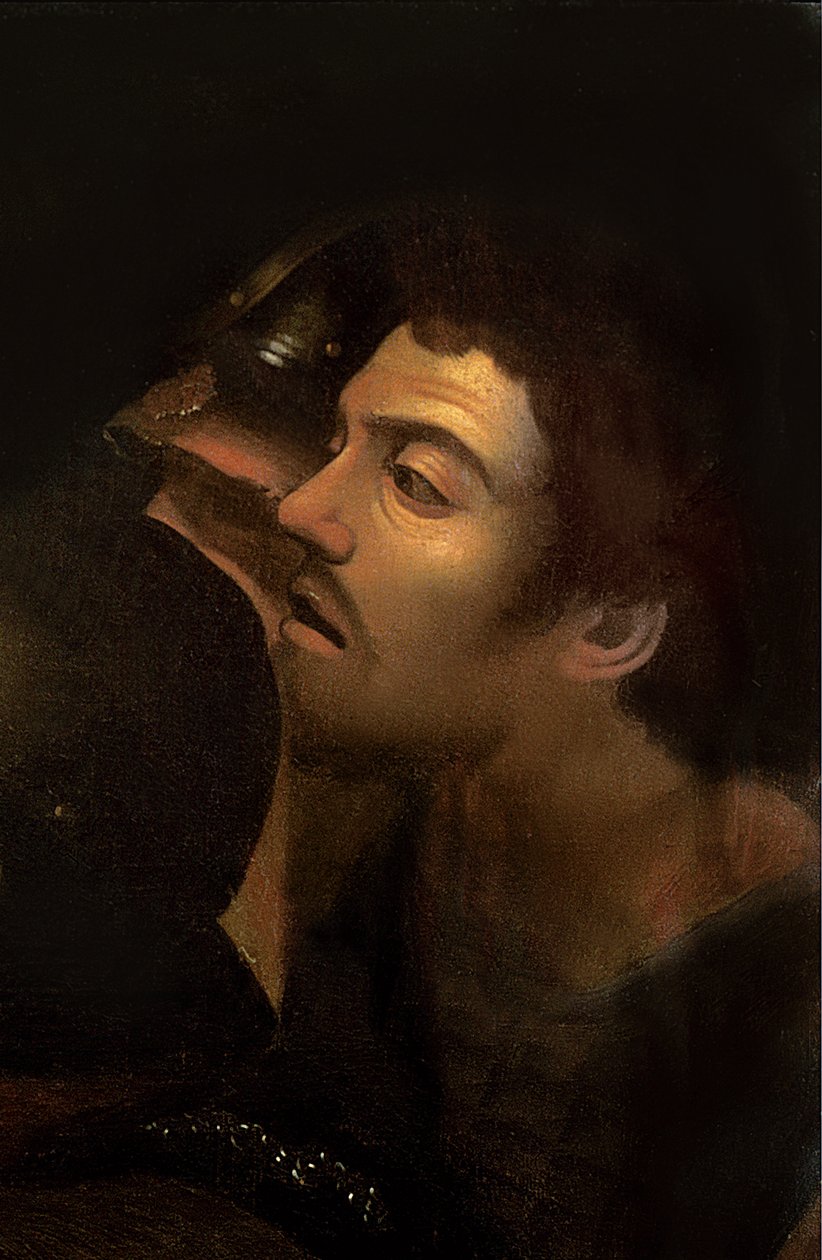 The Taking of Christ olja på duk-detalj av 204177 av Michelangelo Merisi Caravaggio