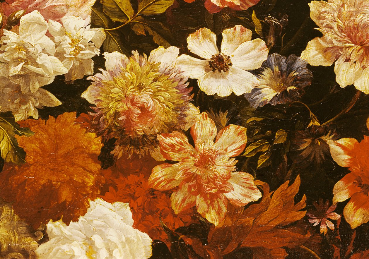 Detalj av blommor av Michelangelo Cerquozzi