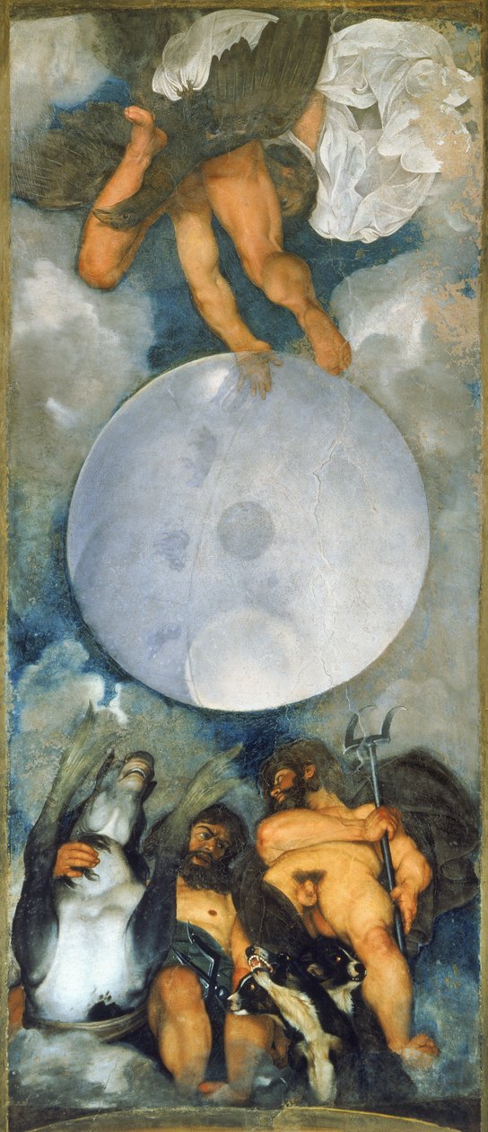 Jupiter, Neptune and Pluto av Michelangelo Merisi Caravaggio