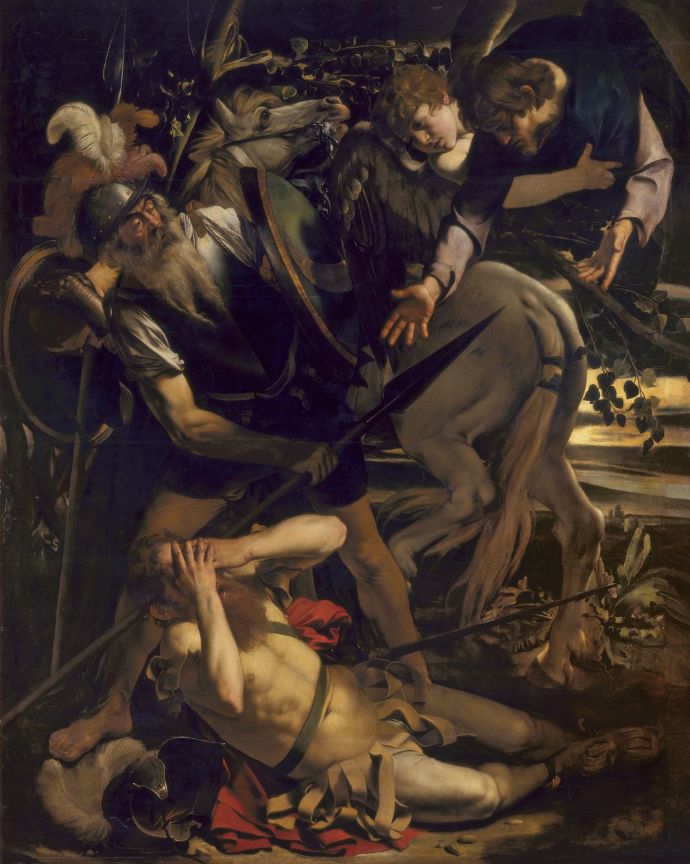 St. Pauls omvändelse av Michelangelo Merisi Caravaggio