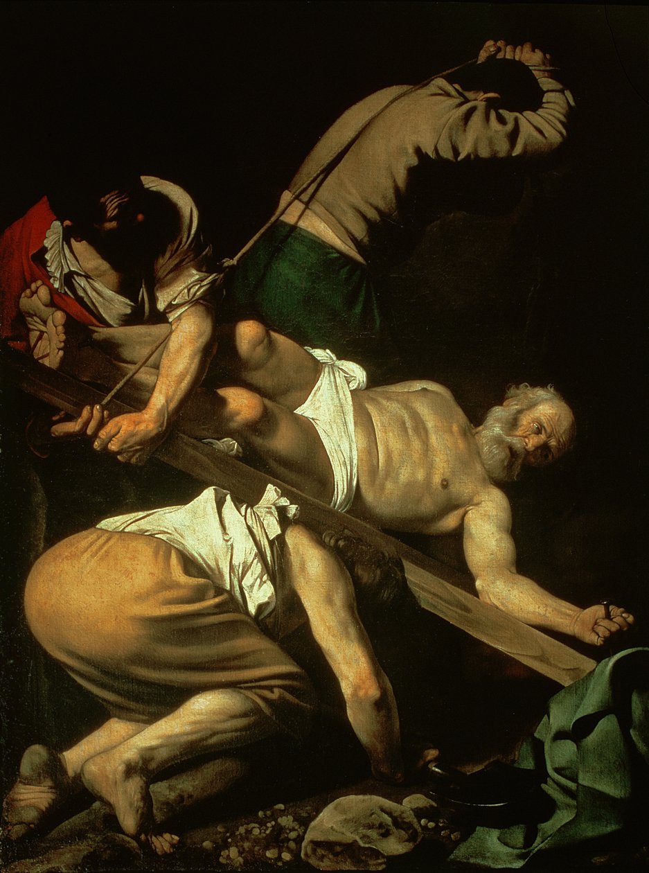 S:t Peters korsfästelse, 1600-01 av Michelangelo Merisi Caravaggio