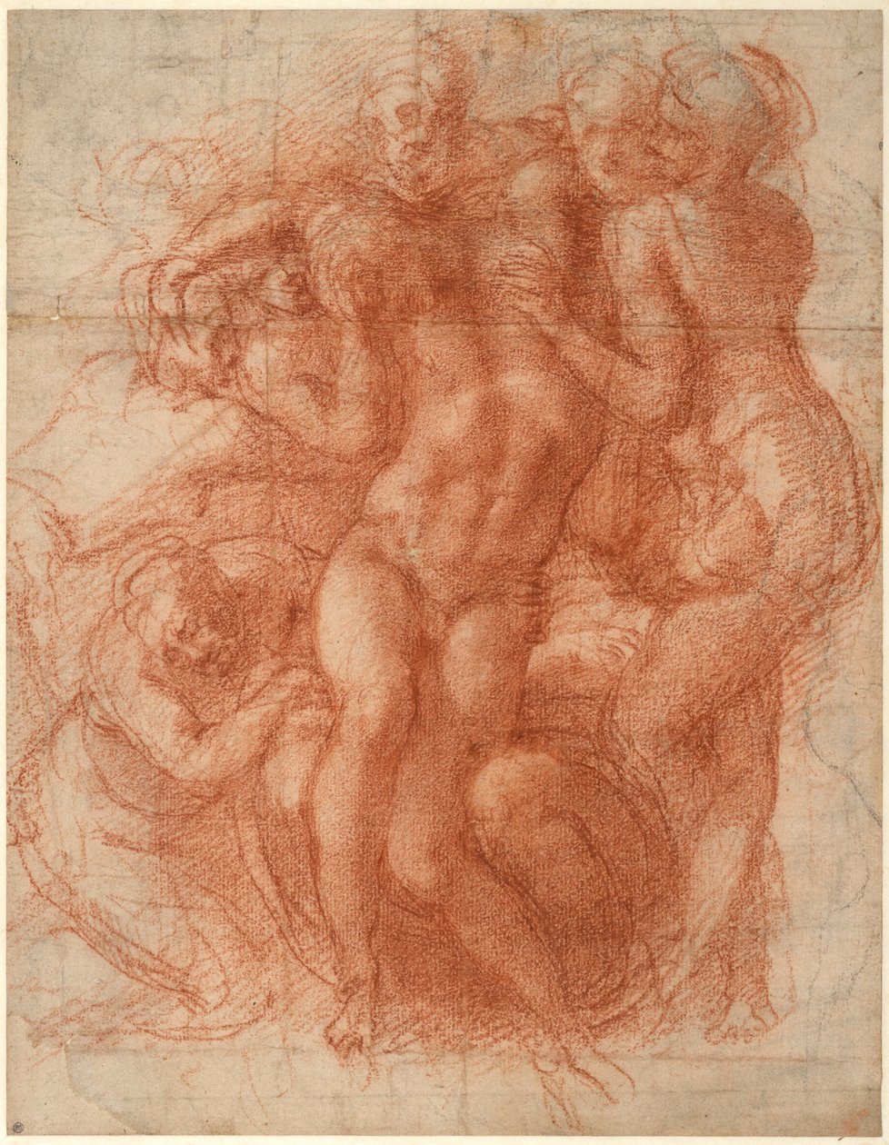 Klagovisa (recto), ca 1530 av Michelangelo