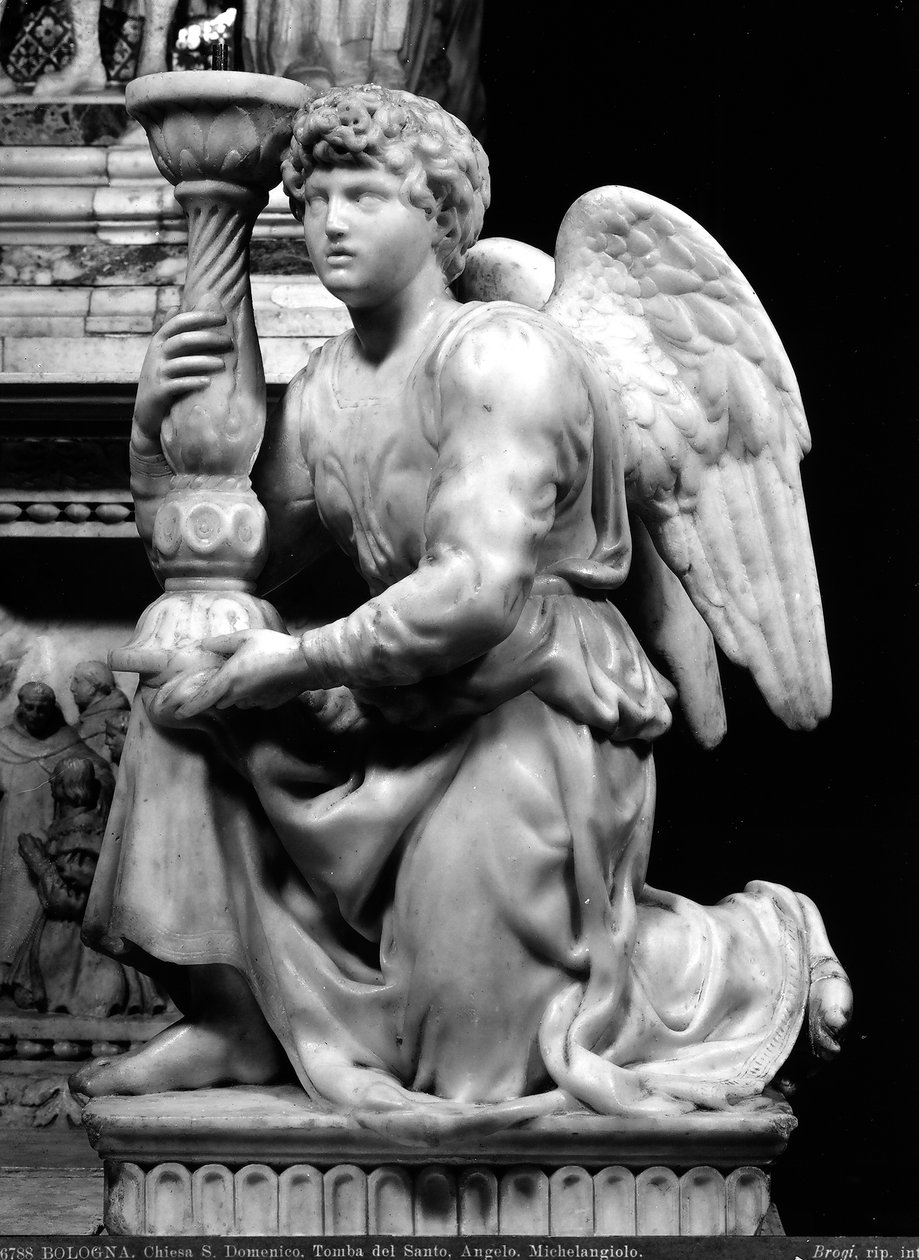 Ljusstakeängel från Ark of St Dominic av Michelangelo Buonarroti