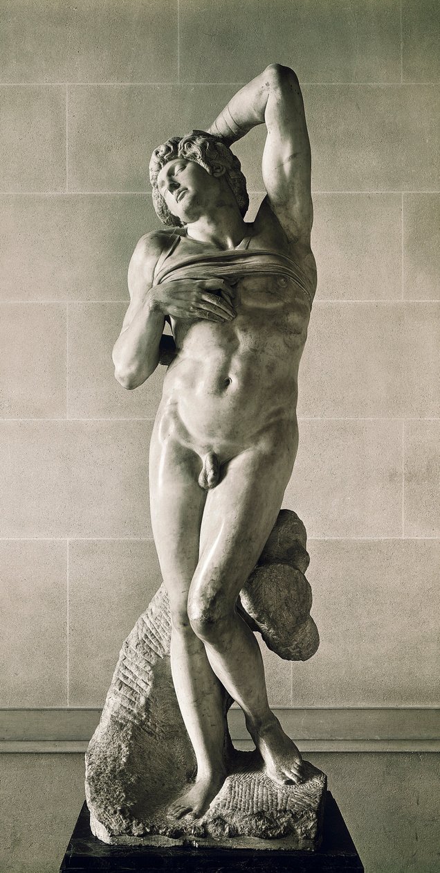 Fången, sa Den döende slaven av Michelangelo Buonarroti