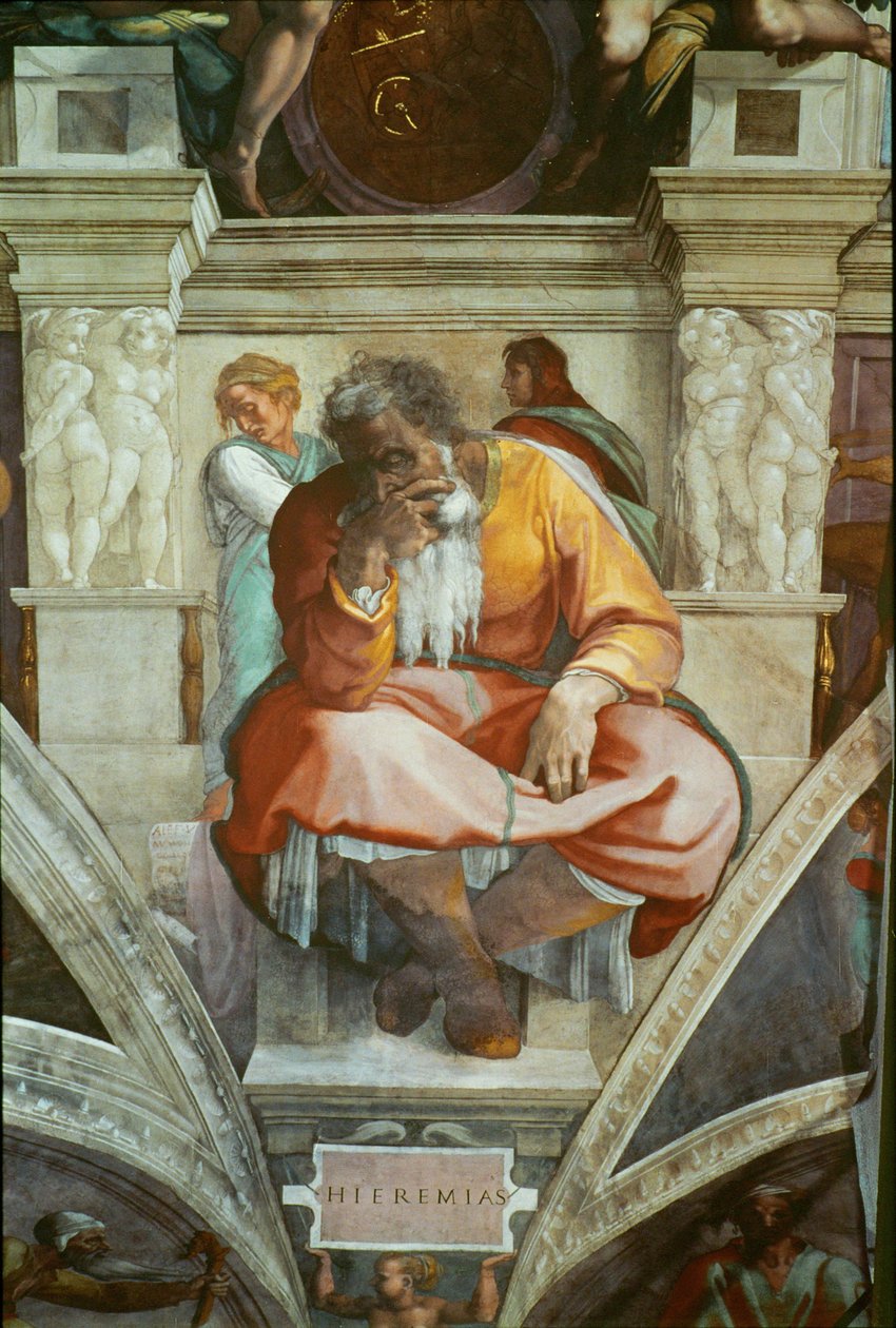 Stad (fresco) av Michelangelo Buonarroti