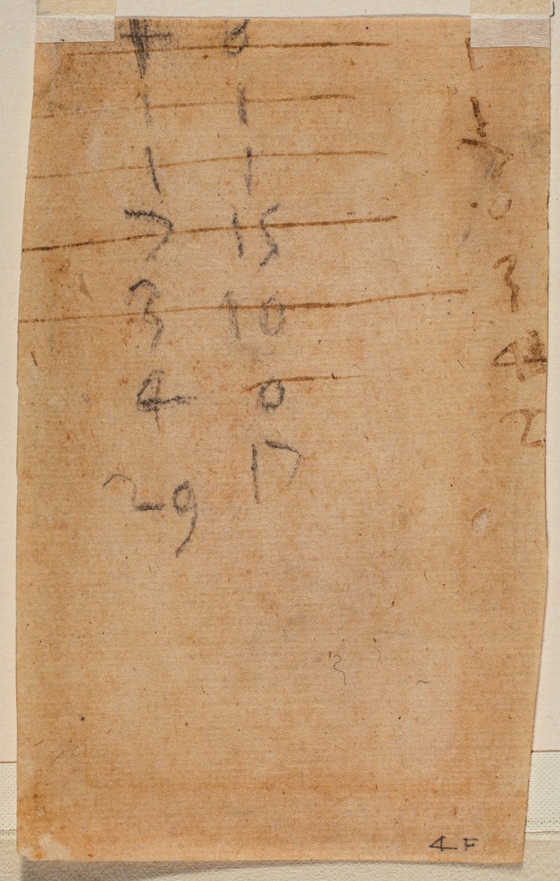 Räkningar av Michelangelo Buonarroti