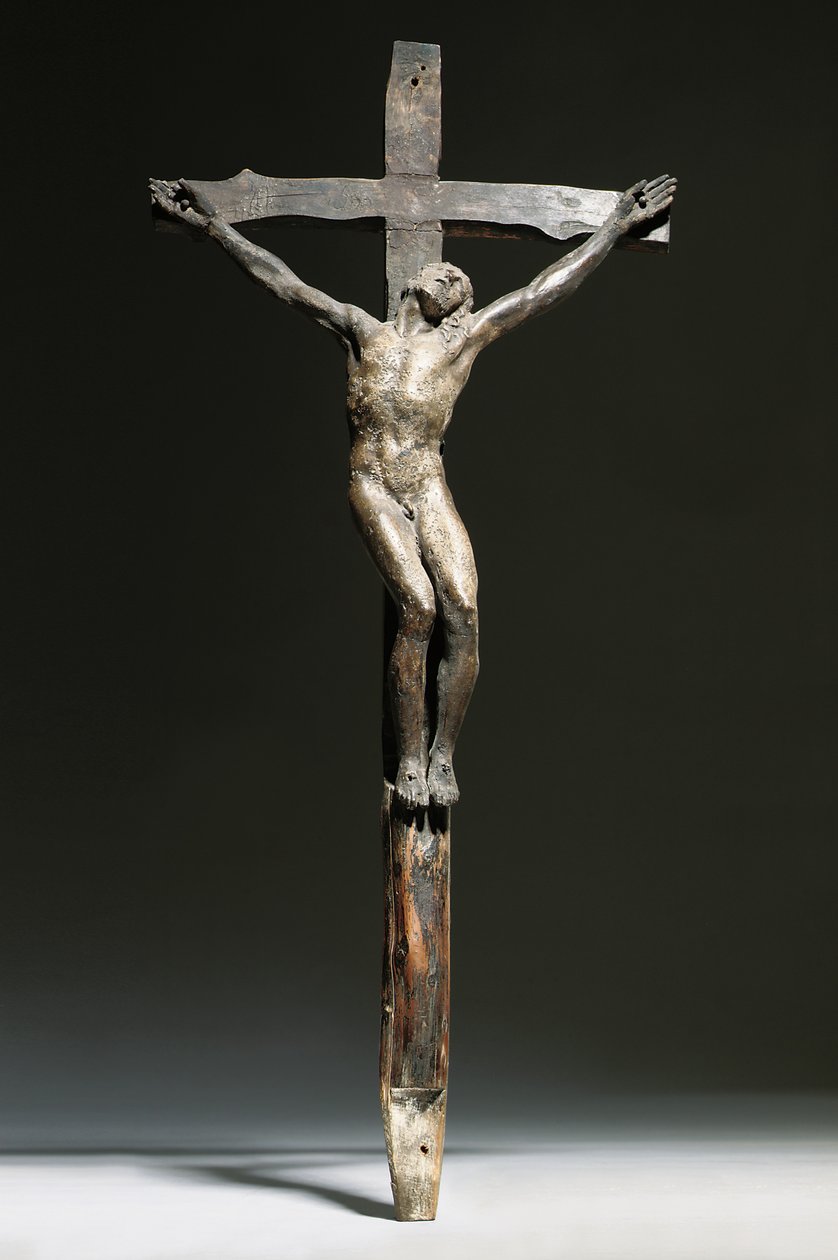 Korsfästelsesgrupp av Kristus, den gode tjuven och den onde tjuven av Michelangelo Buonarroti