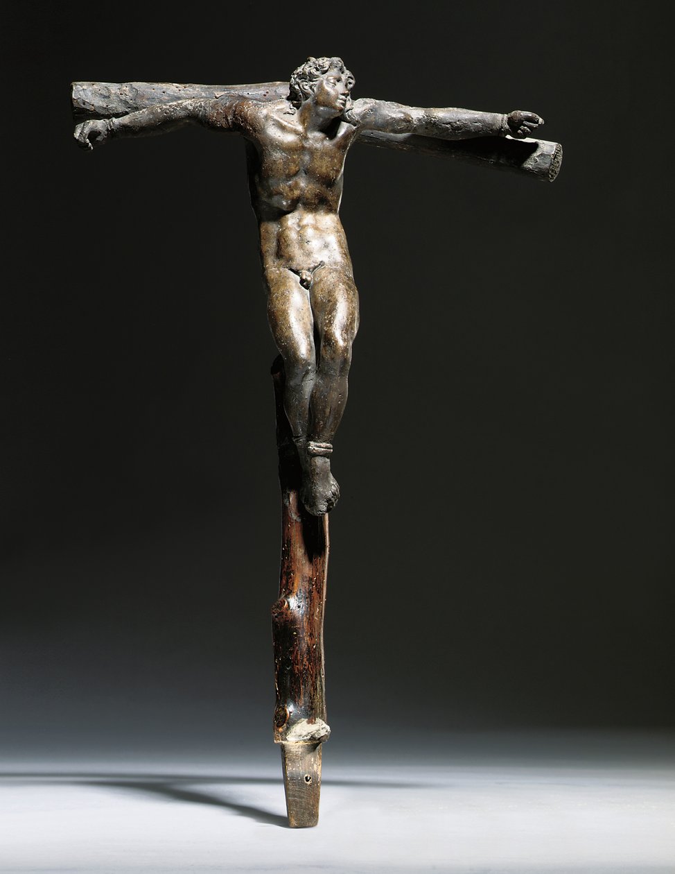 Korsfästelsesgrupp av Kristus, den gode tjuven och den onde tjuven av Michelangelo Buonarroti