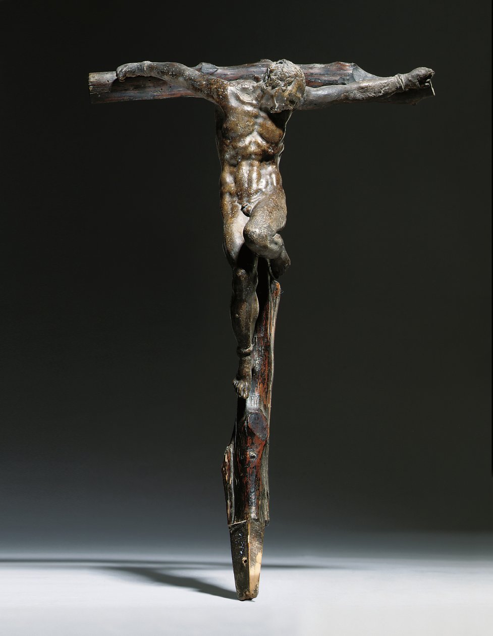 Korsfästelsesgrupp av Kristus, den gode tjuven och den onde tjuven av Michelangelo Buonarroti