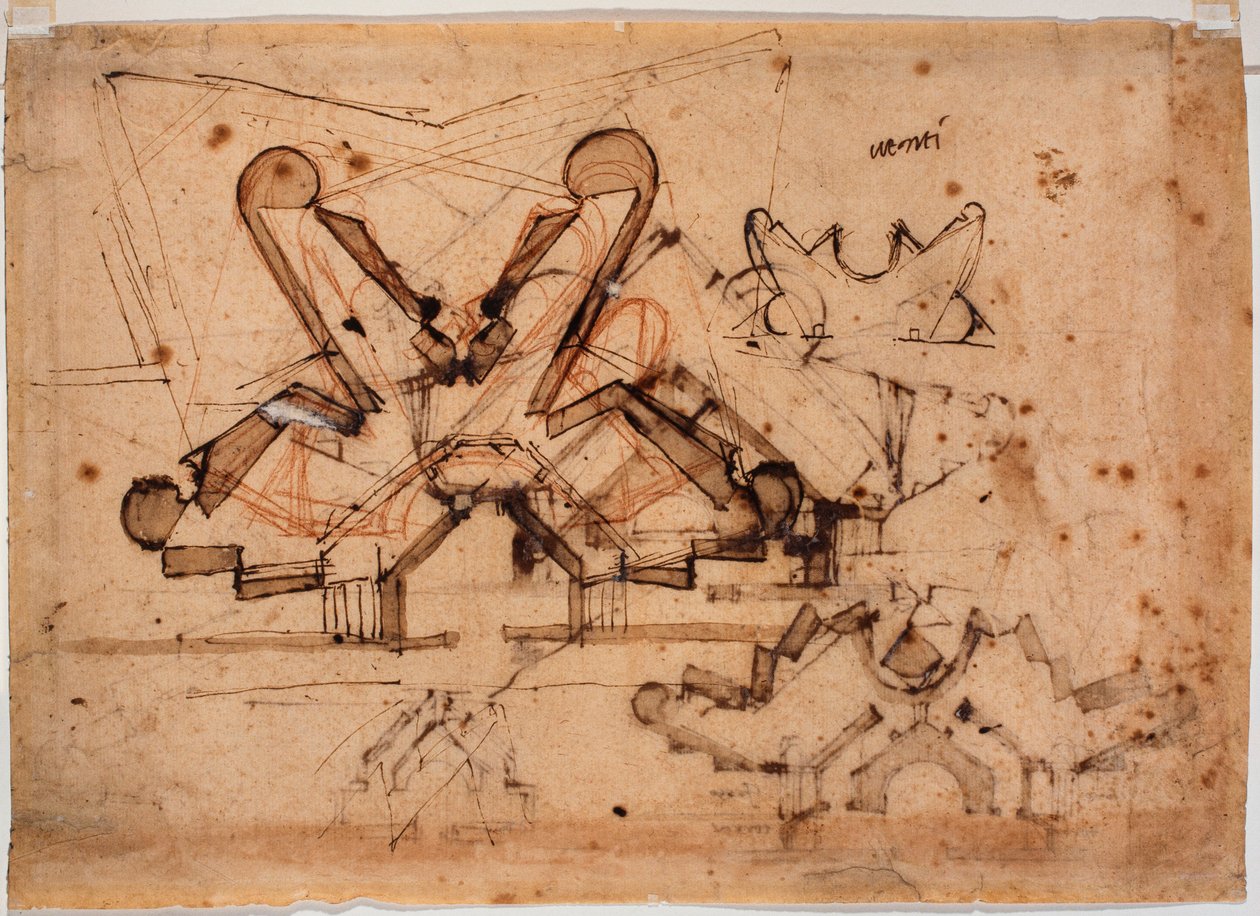 Design för Porta al Prato av Michelangelo Buonarroti