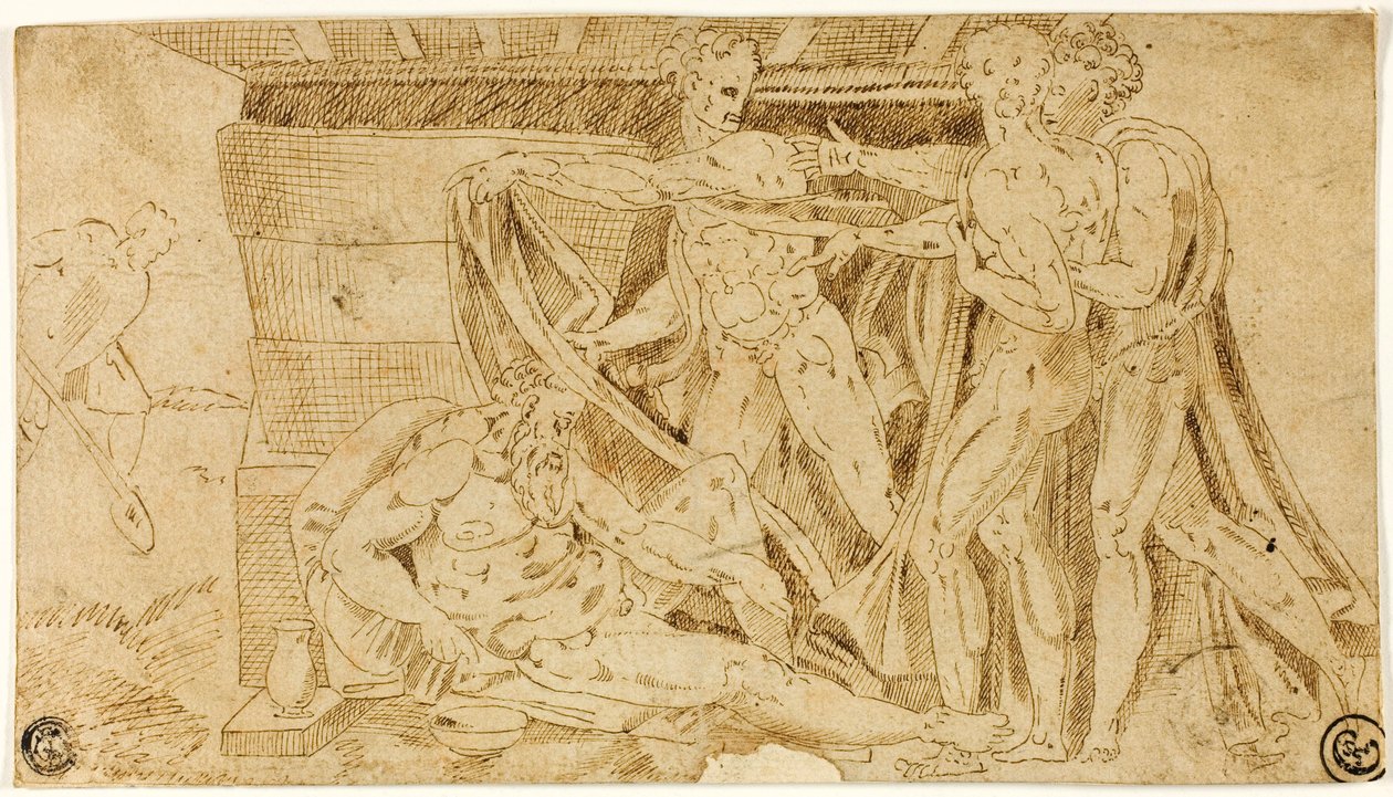 Noas fylleri av Michelangelo Buonarroti