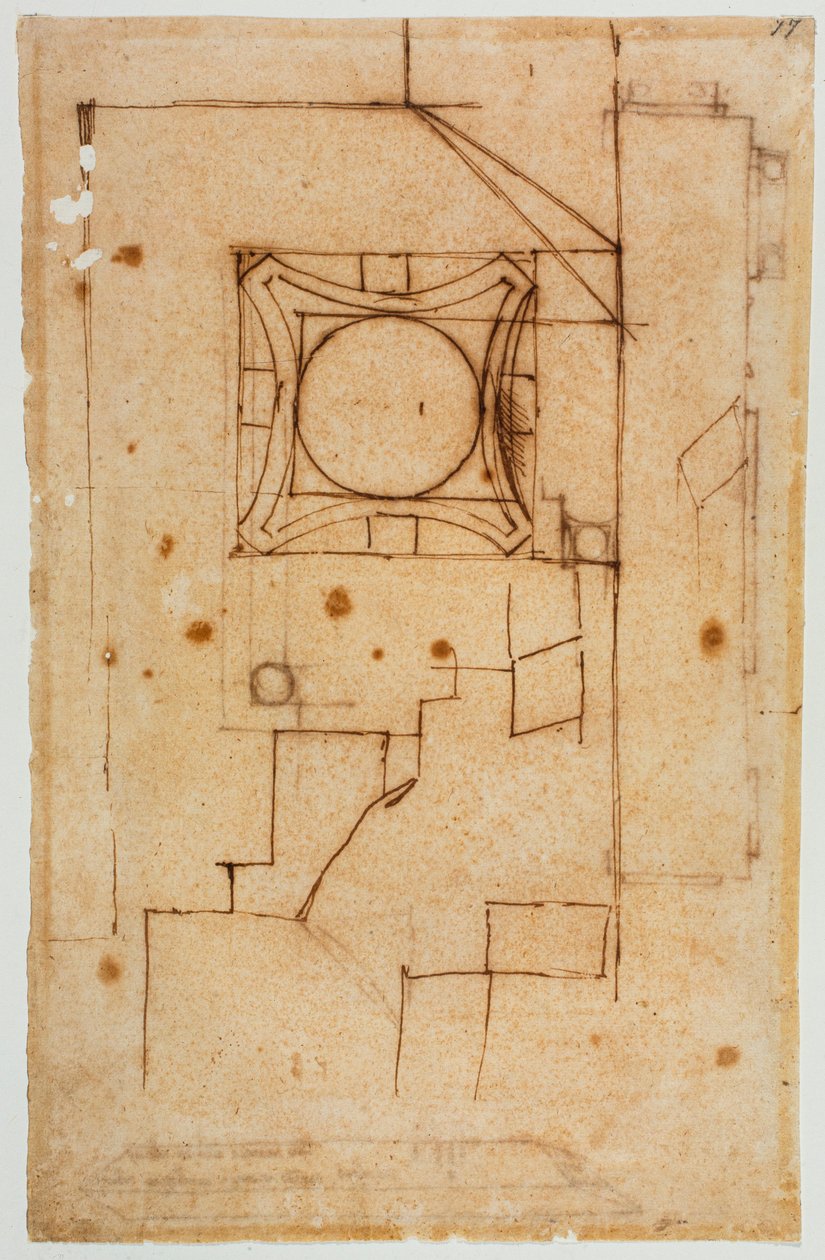 Horisontell del av kapitalet av Michelangelo Buonarroti