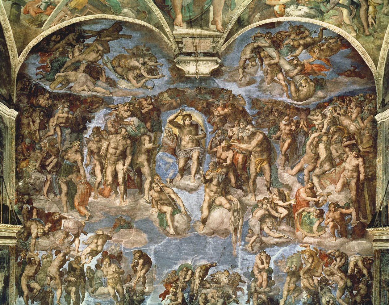 Sista domen, från Sixtinska kapellet av Michelangelo Buonarroti