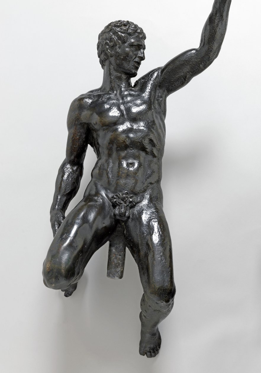 Naken bacchants rider pantrar av Michelangelo Buonarroti