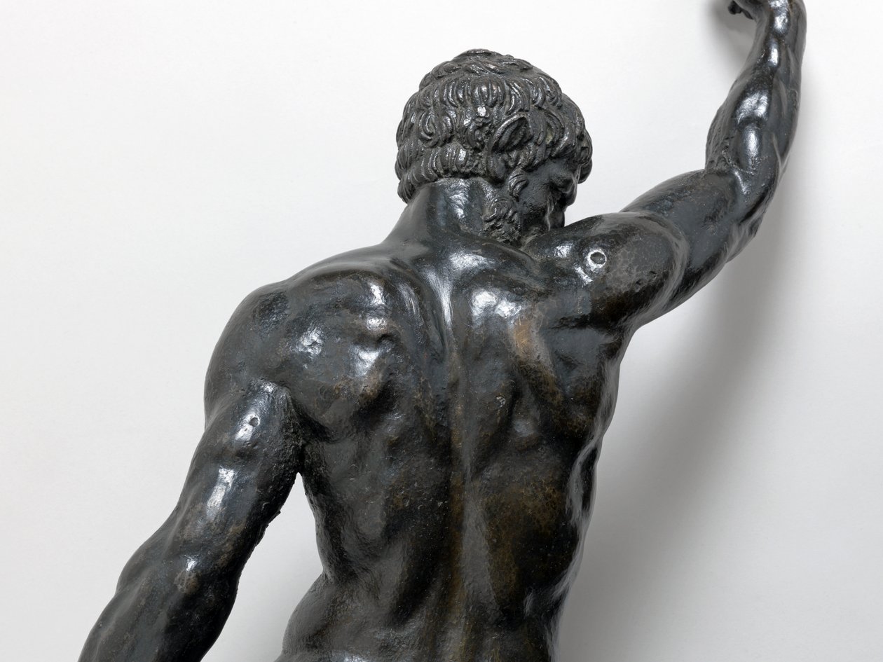 Naken bacchants rider pantrar, ca 1506-08 (brons) av Michelangelo Buonarroti