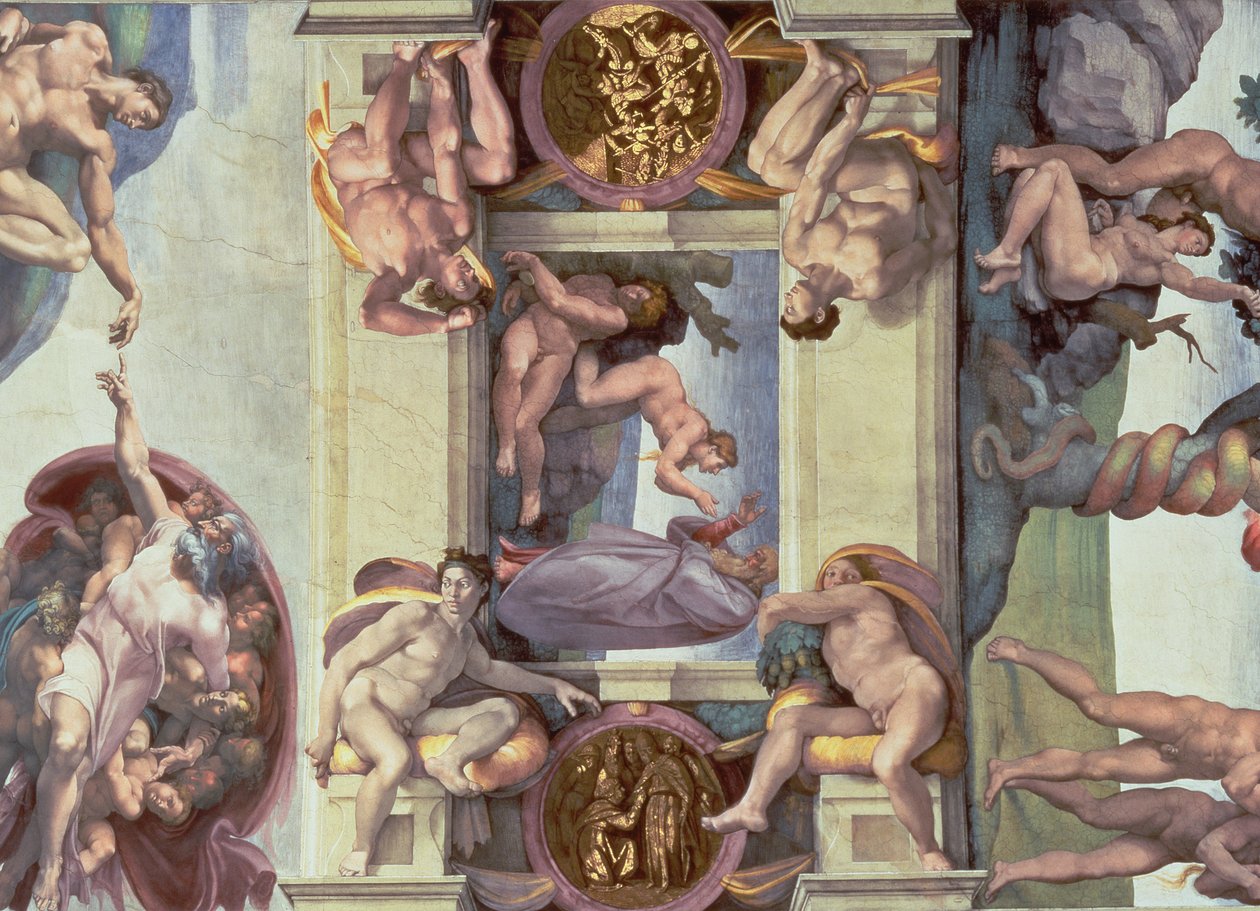 Sixtinska kapellets tak (1508-12): Evas skapelse av Michelangelo Buonarroti