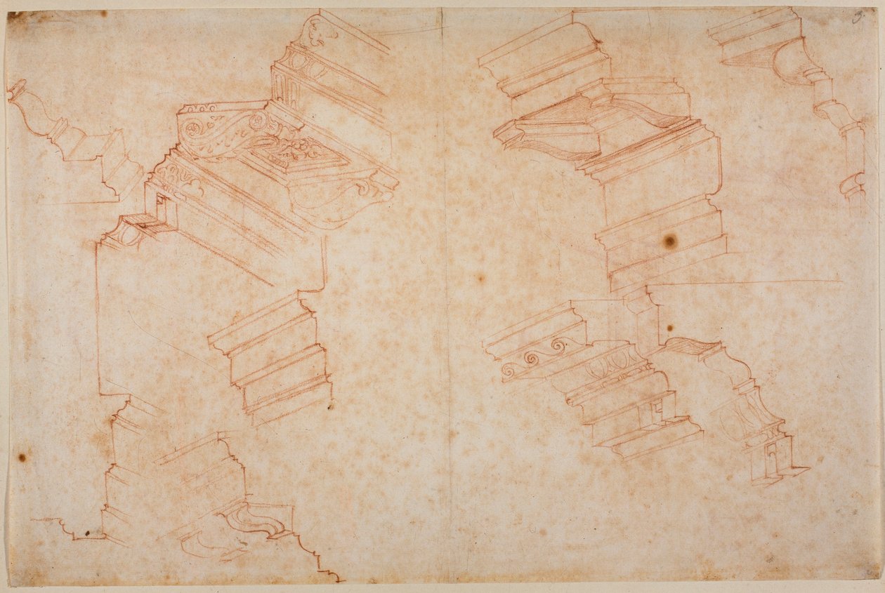 Studier från romerska monument av Michelangelo Buonarroti
