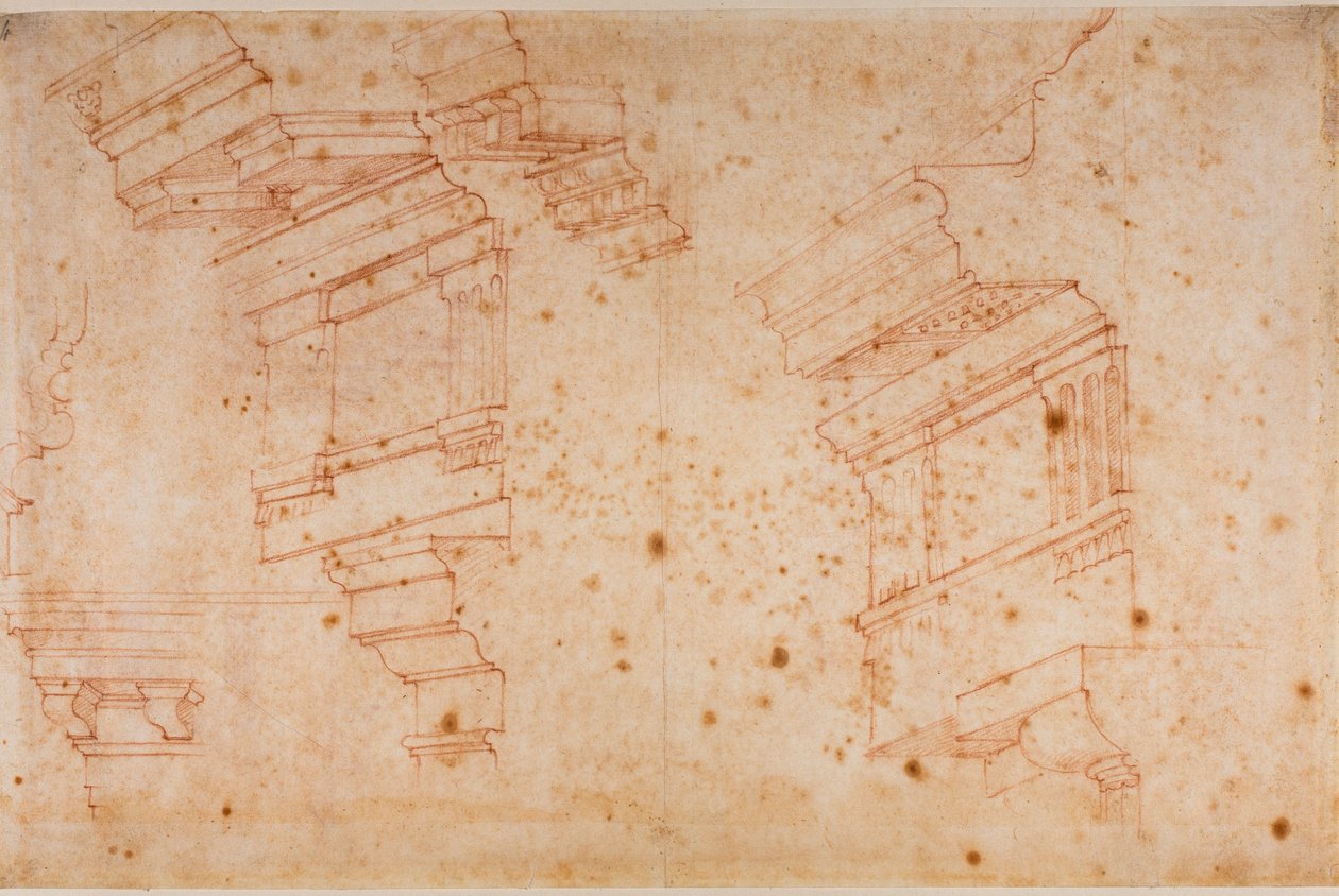 Studier från romerska monument av Michelangelo Buonarroti
