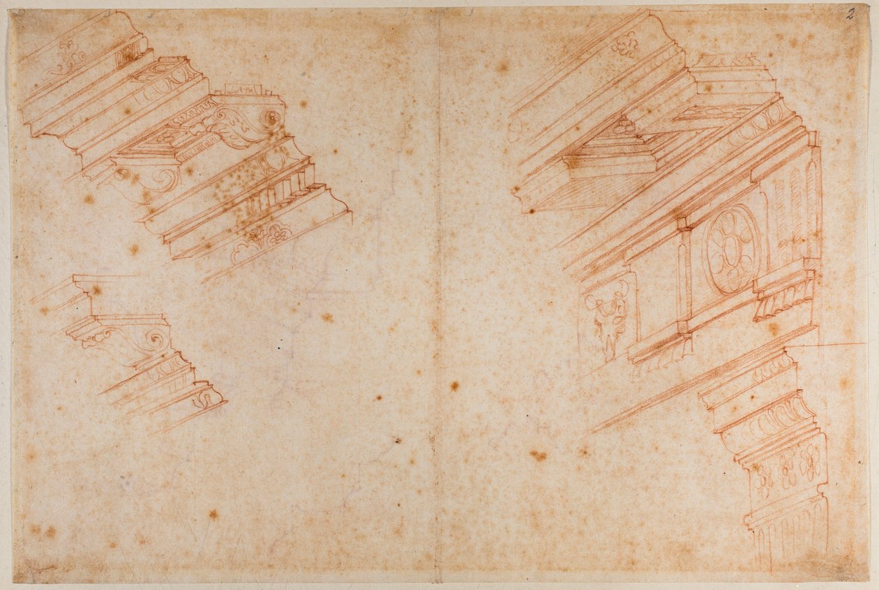 Studier från romerska monument av Michelangelo Buonarroti