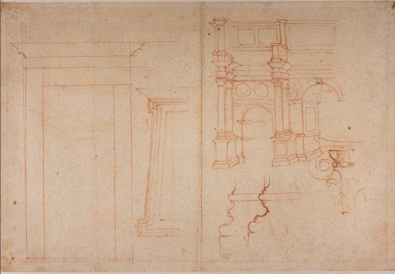 Studier från romerska monument av Michelangelo Buonarroti