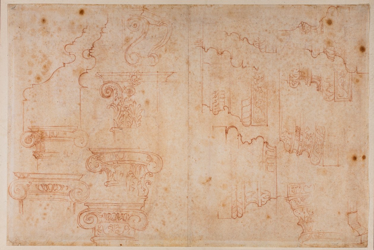 Studier från romerska monument av Michelangelo Buonarroti