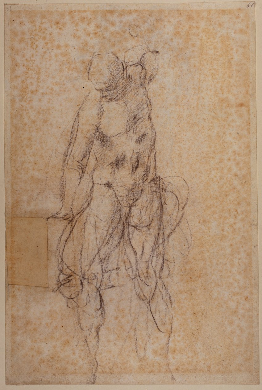 Studie för en uppstånden Kristus av Michelangelo Buonarroti