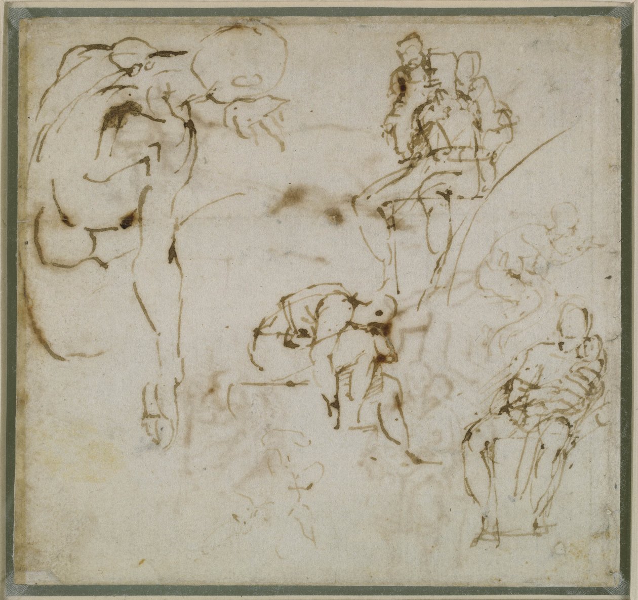 Studie av figurer, c.1511 av Michelangelo Buonarroti