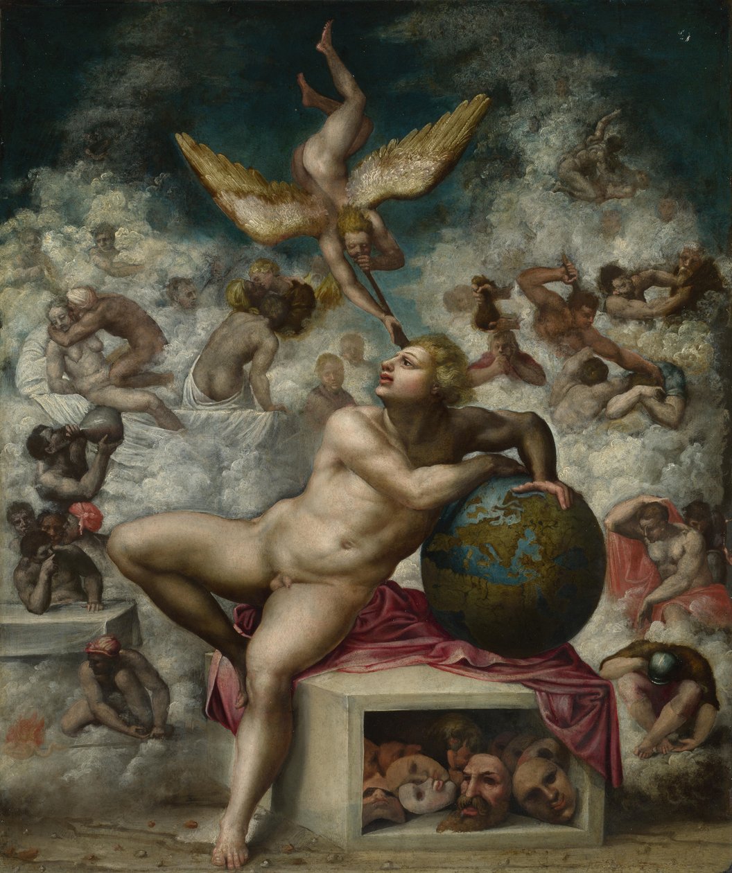 Drömmen om mänskligt liv, efter 1533 av Michelangelo Buonarroti
