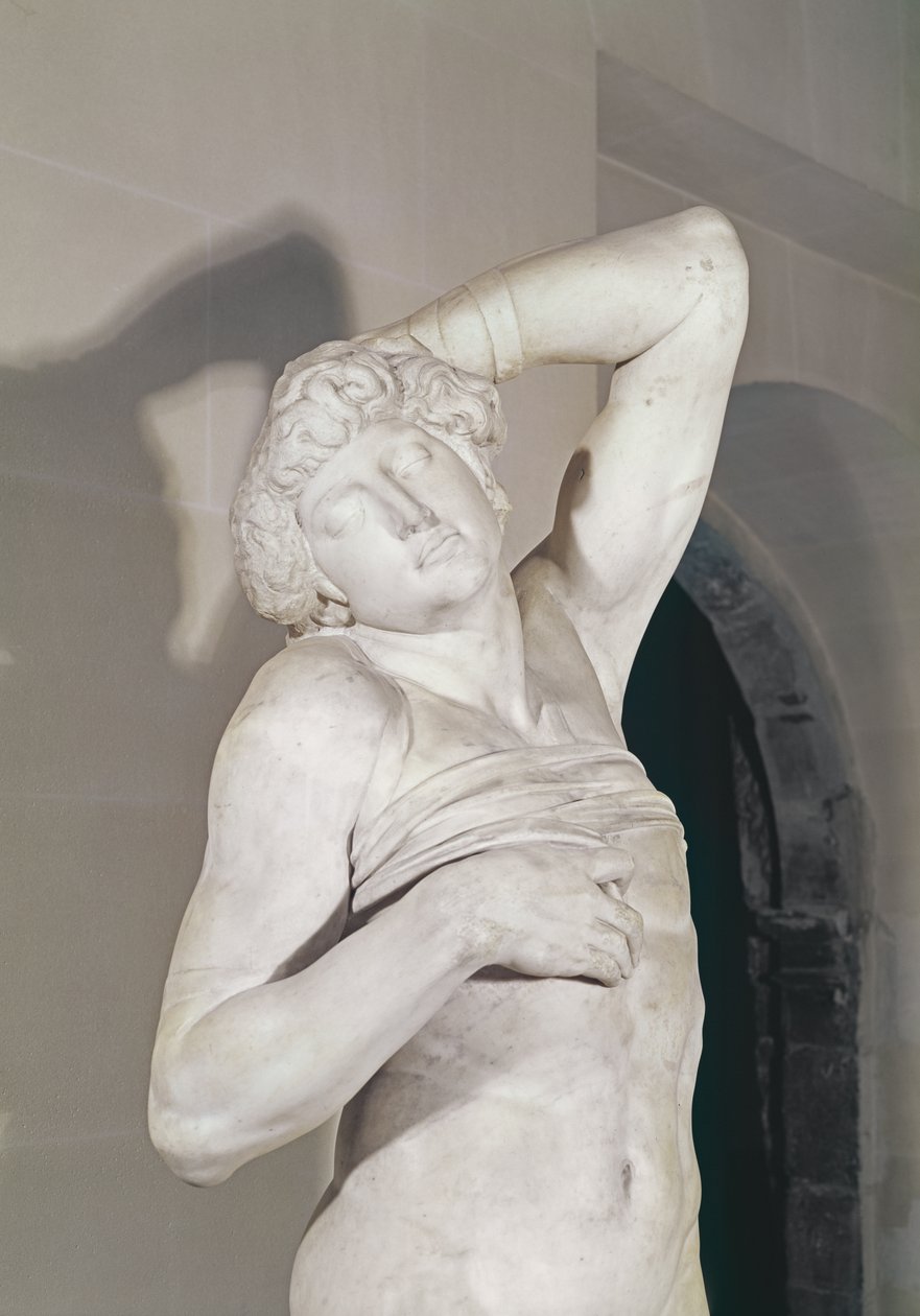 Den döende slaven, 1513-15 av Michelangelo Buonarroti