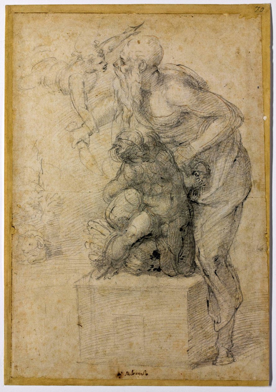 Isaks offer, c.1535 av Michelangelo Buonarroti