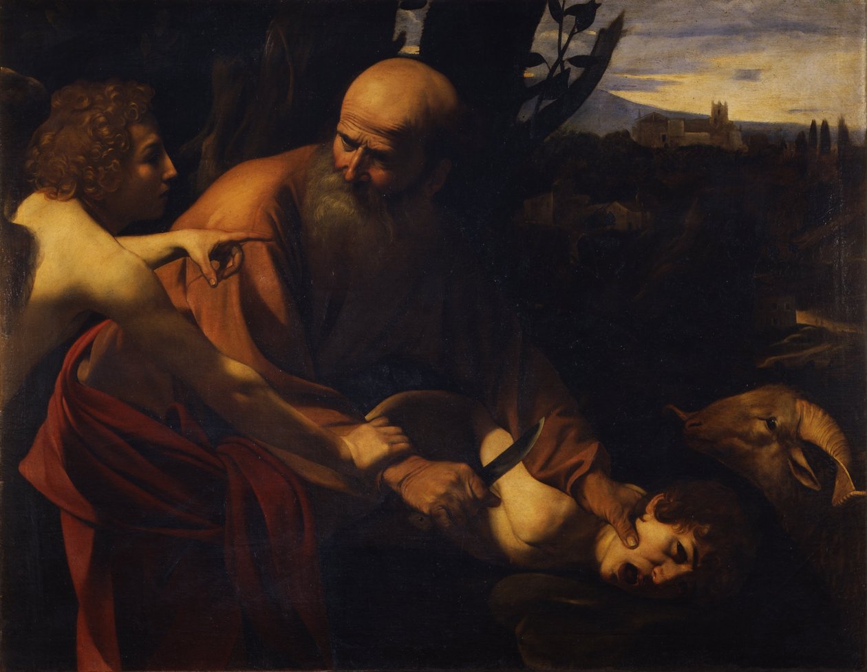 Abraham offrade Isak, 1603-1604 av Michelangelo Merisi Caravaggio