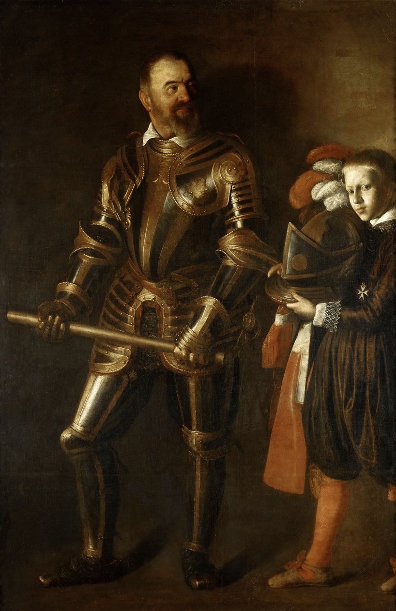 Alof de Wignacourt 1547-1622, stormästare av Maltas orden av Michelangelo Merisi Caravaggio